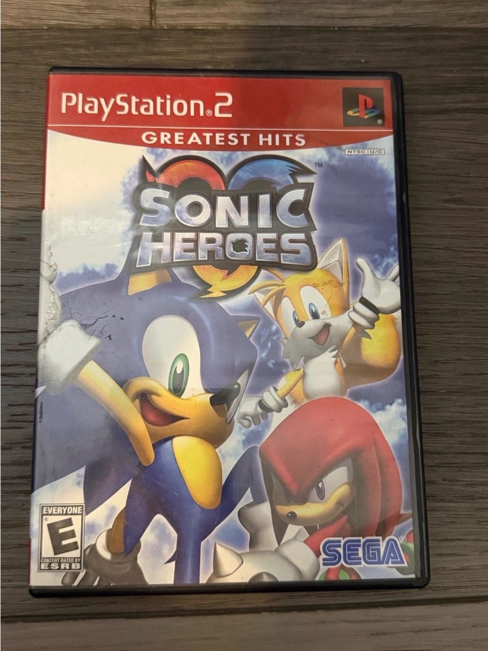 Sonic Heroes PS2 PlayStation 2 Greatest Hits Sega SLUS-20718GH- Works Great!